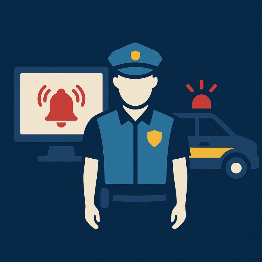 Collegamento allarme e pronto intervento armato H24