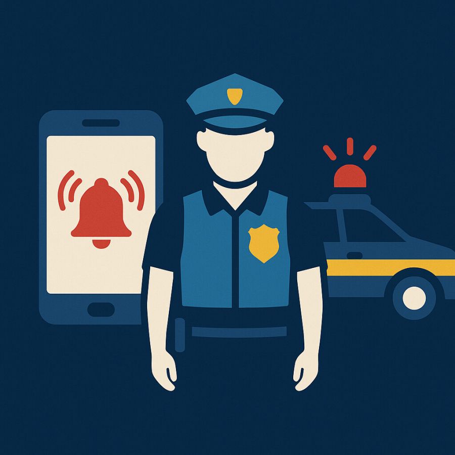 Collegamento allarme e intervento armato 24h