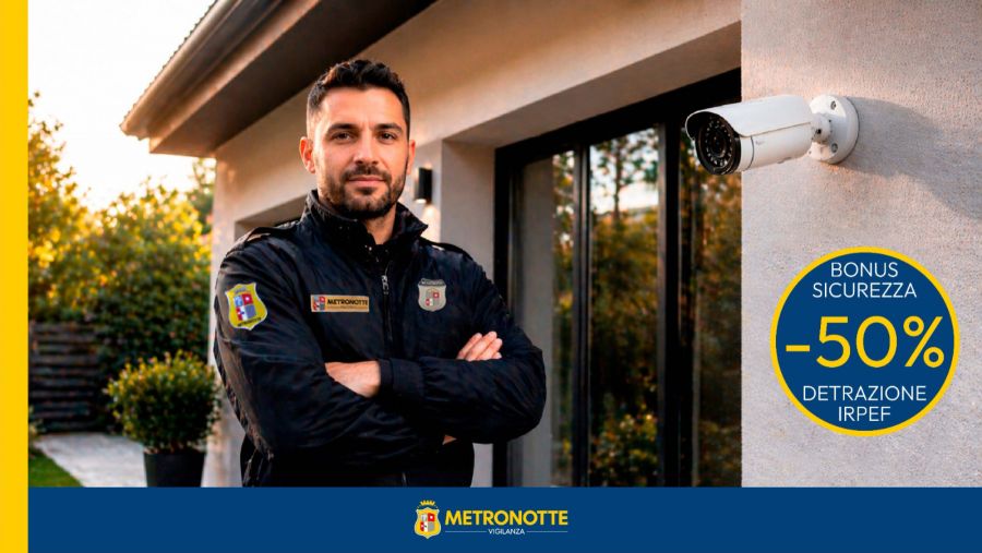 Bonus sicurezza 2026: detrai il 50% sull'impianto allarme